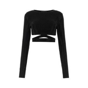 Andrea Adamo Women Embellished Viscose Blend Top